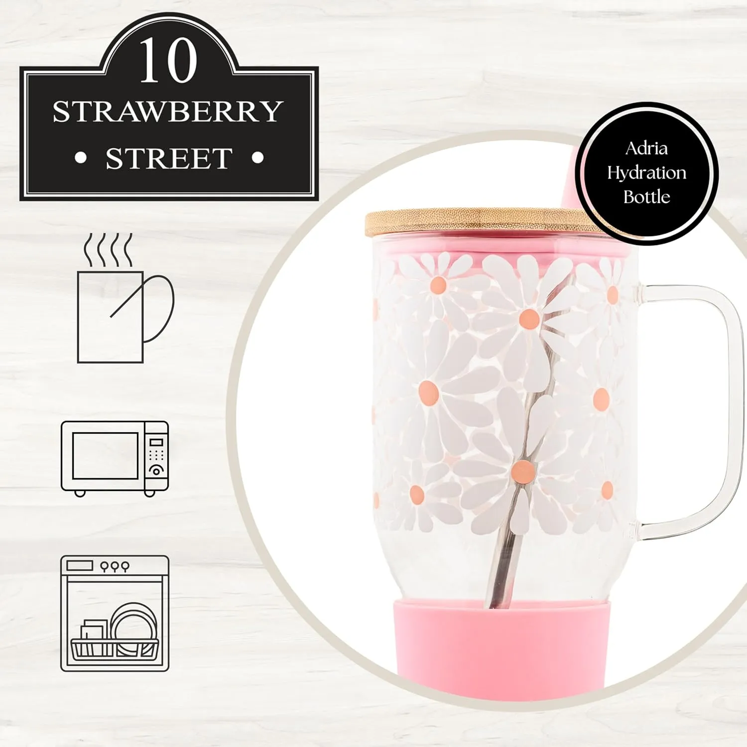 10 Strawberry Street Hydration Travel Tumbler