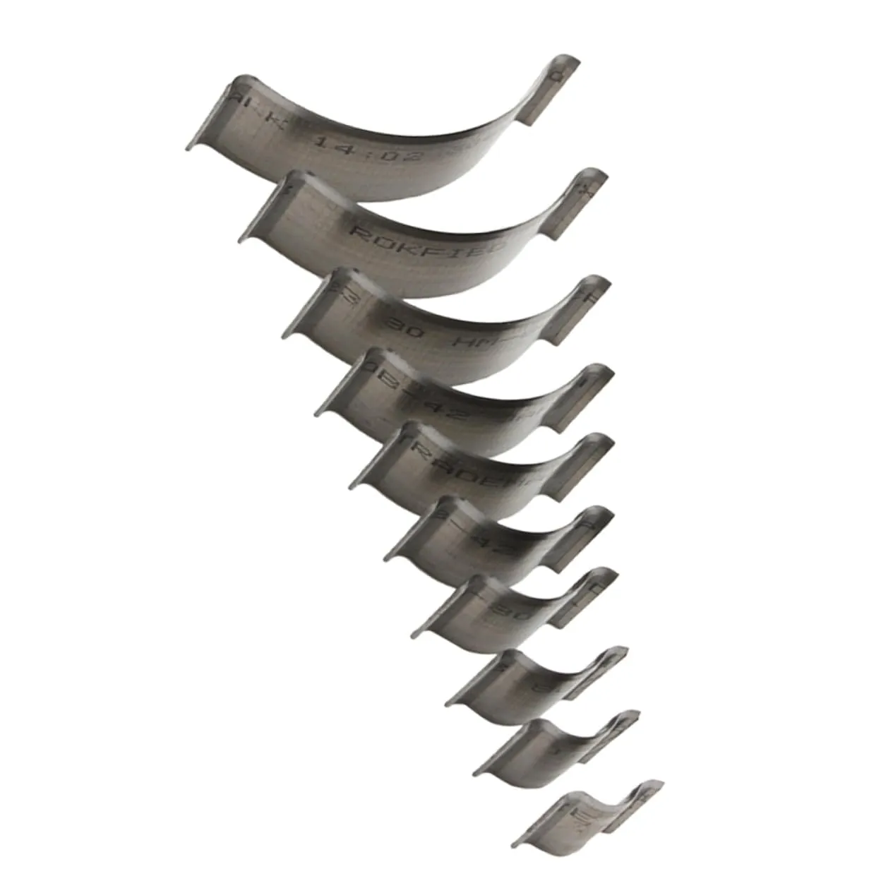 10pcs Leather Cutter Tool Kit Round End Punch for Crafting Durable Leather Punching Tools for Belt Wallet Bag and Handbag Finishing