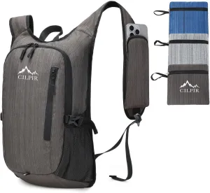 15L Small Hiking Backpack with Front Phone Holder, Lightweight Packable Hiking Daypack Small Travel Outdoor Foldable Shoulder Bag Hiking Daypack for Women Men