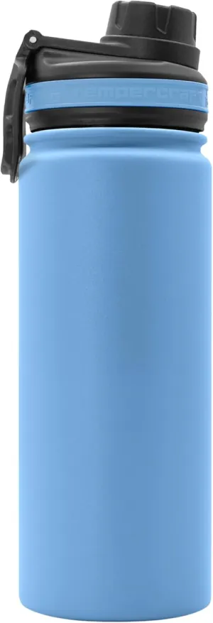 18 oz Vacuum Insulated Sport Bottle | Custom Laser Engraved Options | Stainless Steel, Double-Walled, Wide Mouth