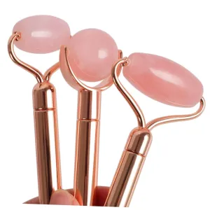 1set Jade Face Massage Roller Smooth Rolling for Facial Neck Multi-functional Beauty Tool for Home to Hold and Clean