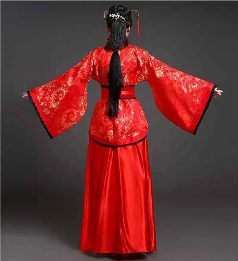 2024 Hanfu Chinese Costume: Kids Flower Girl & Women's Fairy Dance Stage Dress
