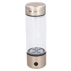 300ml Hydrogen Water Generator Rechargeable Battery, Large Capacity, Quick Electrolysis for Immune System and Energy
