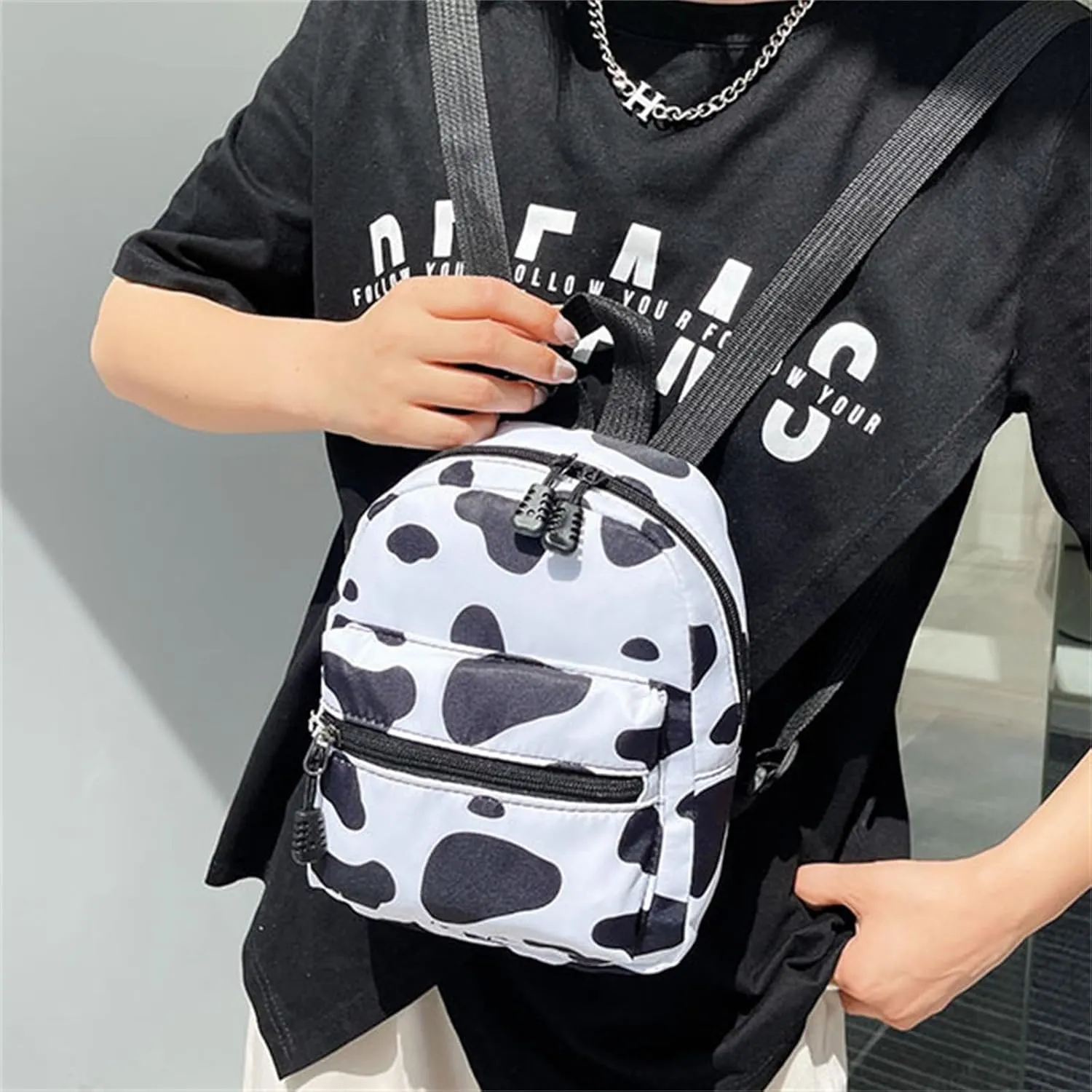 3Pcs Cute Backpack Bag Large Capacity Nylon Waterproof Lightweight Bookbags Casual Laptop Daypack Work College Travel-03