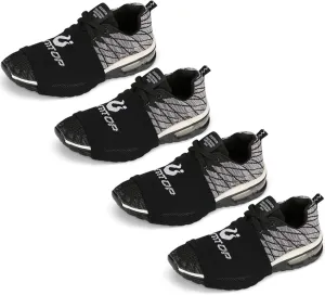 4 Pairs Socks for Dancing on Smooth Floors Over Sneakers,Ballet Socks for Dancing for Pivots and Turns on Wood Floors Protect Knees