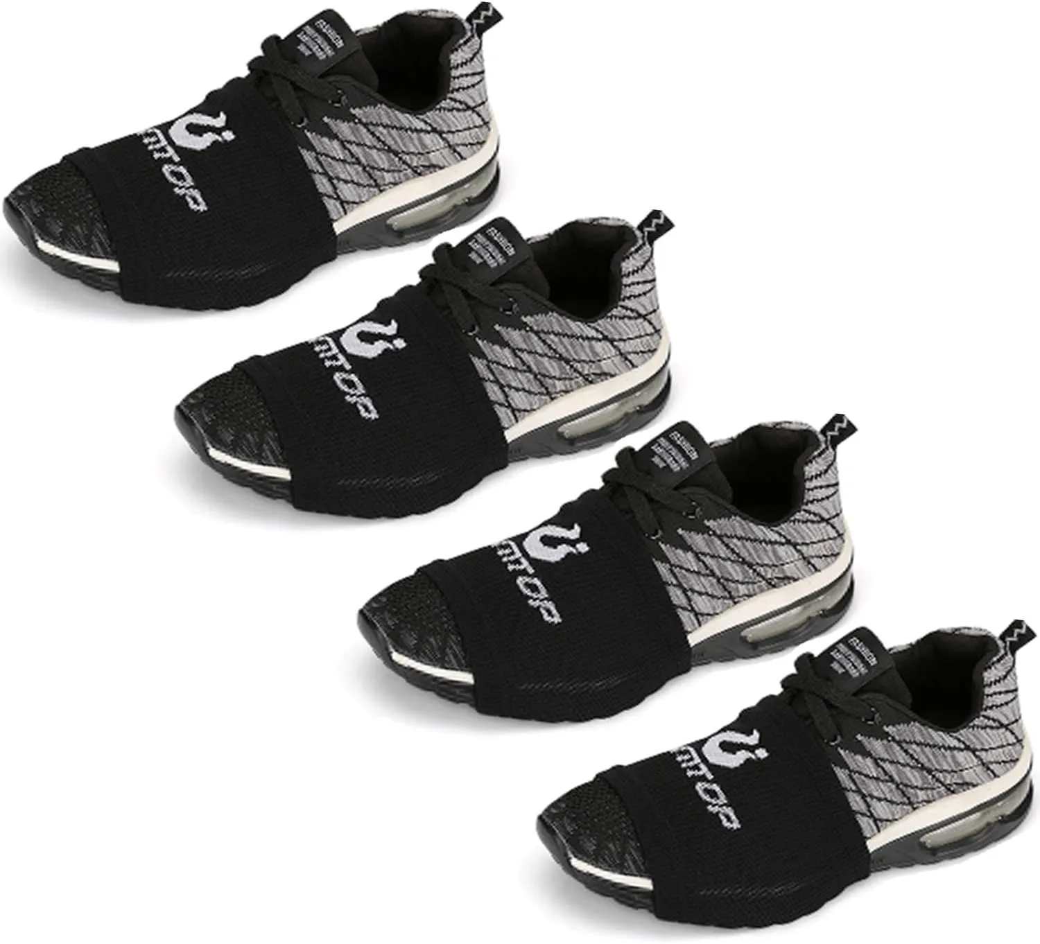 4 Pairs Socks for Dancing on Smooth Floors Over Sneakers,Ballet Socks for Dancing for Pivots and Turns on Wood Floors Protect Knees