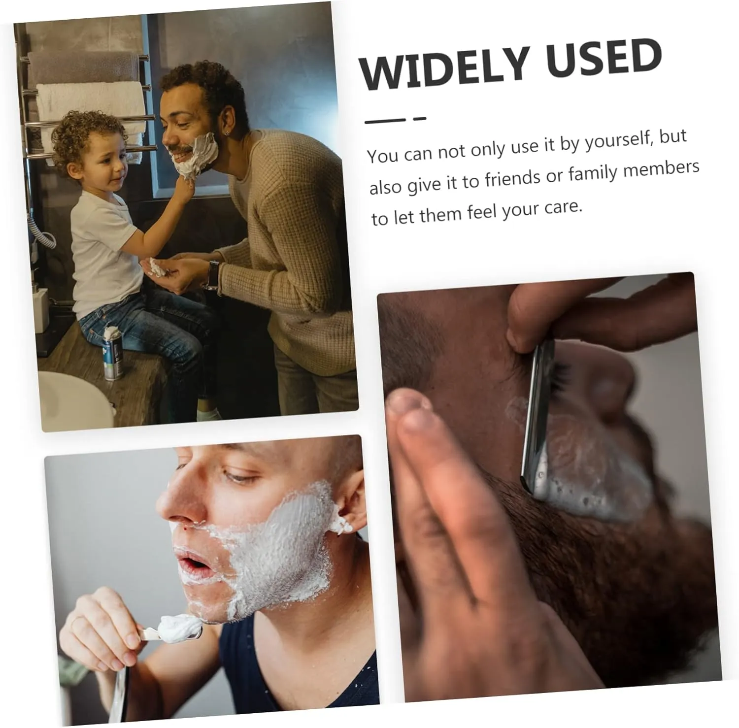 5pcs Large Capacity Shaving Bowl for Men Shave Cream Mug Professional Shaving Accessory