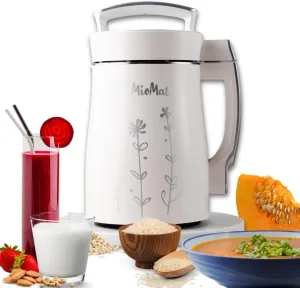 8in1 Plant Based Milk Maker | Make 40oz of Natural Almond Milk, Soy Milk, Oat Milk, Coconut Milk, and more ...   soups, porridges, smoothies, purées... | Automatically, at the touch of a button