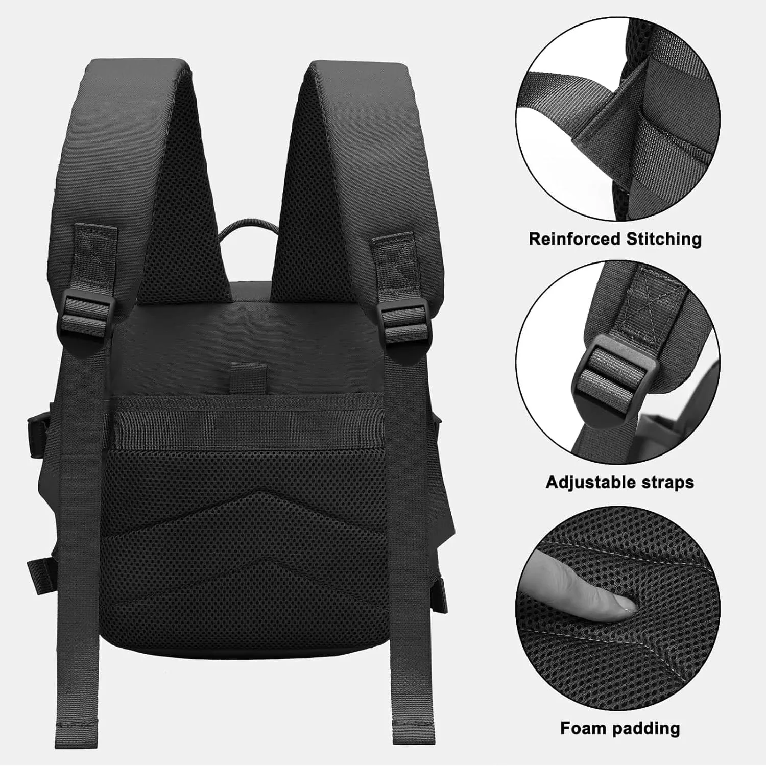 9L Mini Tactical Backpack Men Women Small Assault Rucksack Water-proof GYM Hiking Bug Out Bag with molle attachments (BCP)