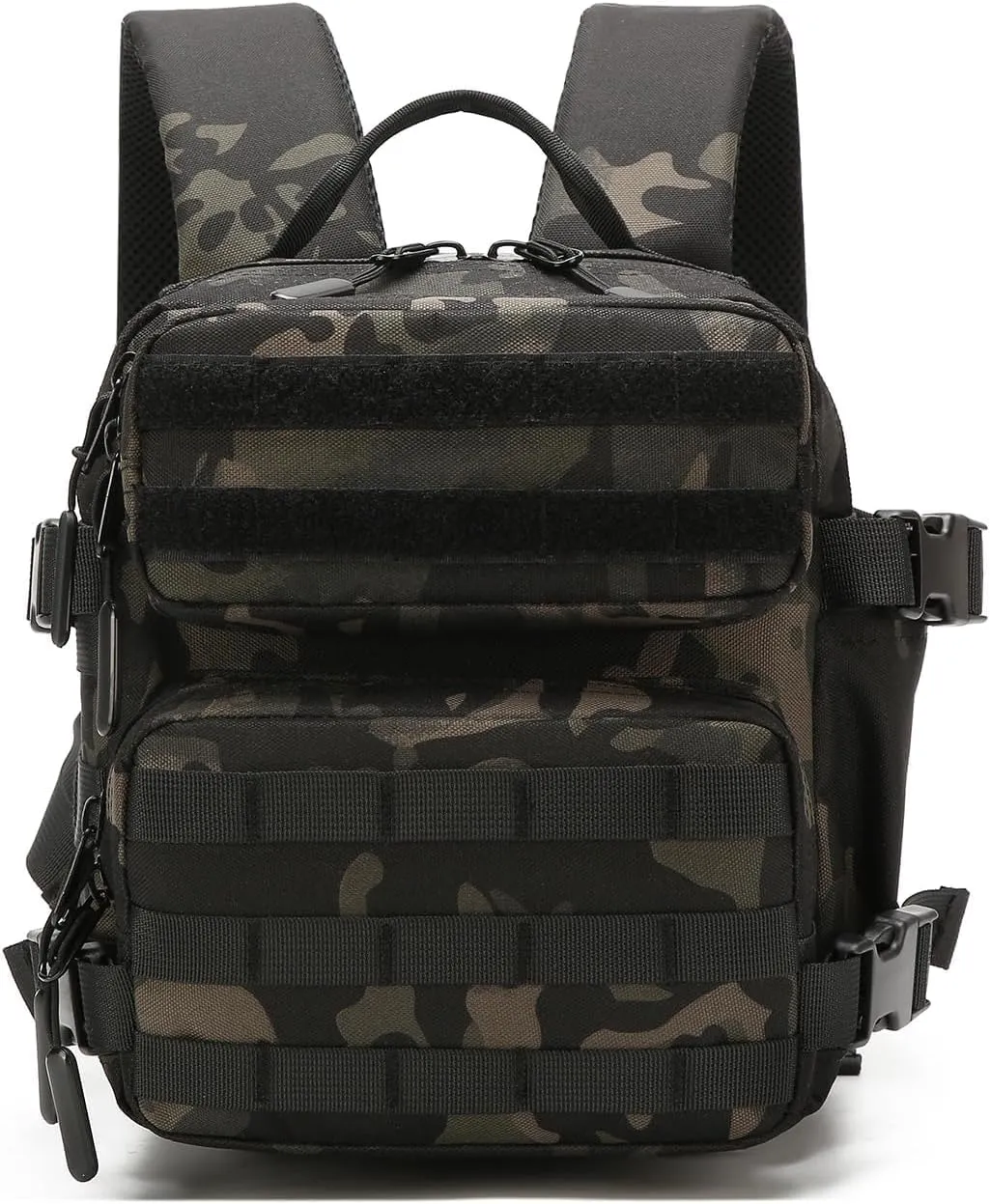 9L Mini Tactical Backpack Men Women Small Assault Rucksack Water-proof GYM Hiking Bug Out Bag with molle attachments (BCP)