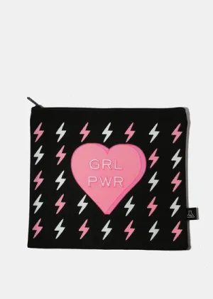a2o Large Canvas Pouch - GRL PWR