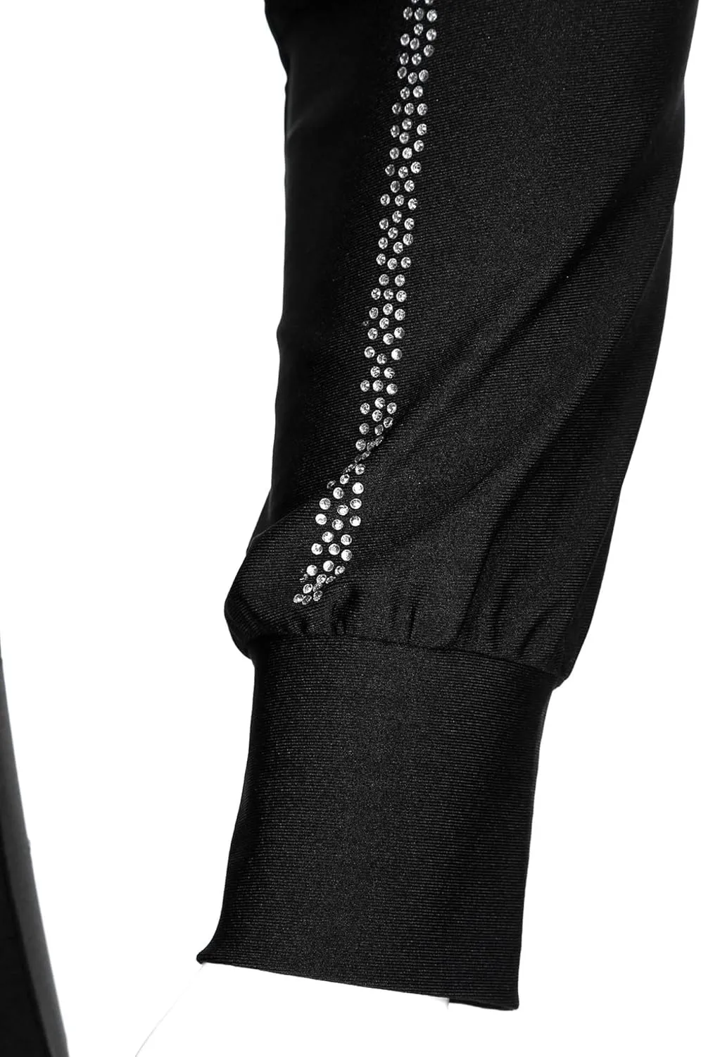 ACSUSS Men's Latin Ballroom Dance Shirts V Neck Leotard Unitard Latin Chacha Salsa Samba Modern Dance Costume