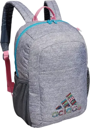 adidas Ready Backpack Discontinued, Jersey Grey/Signal Cyan Blue/Bliss Pink, One Size