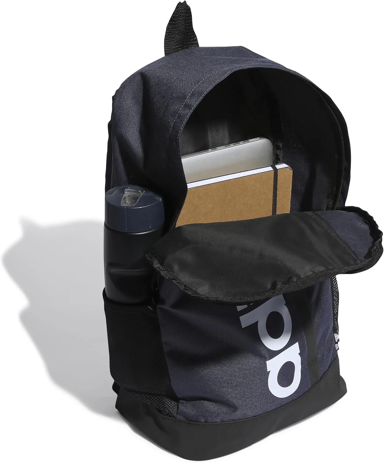 adidas Unisex Linear Bp Sports backpack, Shadow Navy/Black/White, One Size, Sport