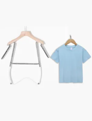 Adjustable Mannequin Dress Form Hanger – Space-Saving Clothing Display Rack for Photography Studio Retail Stores