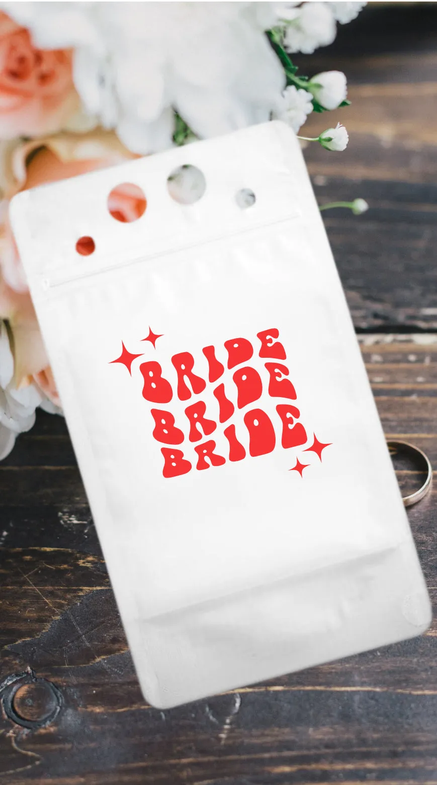 Adult Drink Pouch Bride & Team Bride