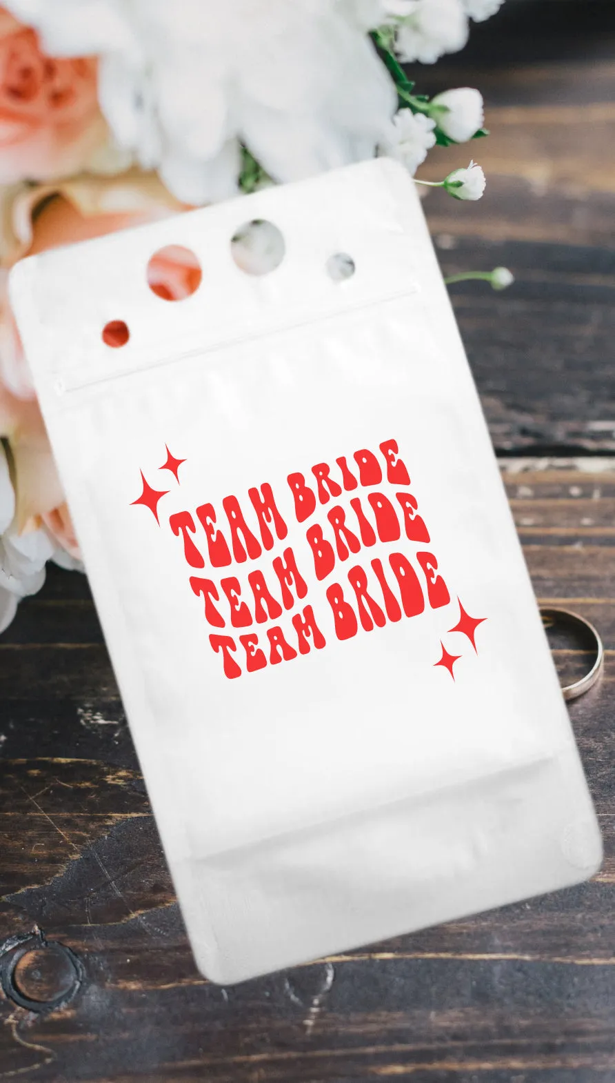 Adult Drink Pouch Bride & Team Bride