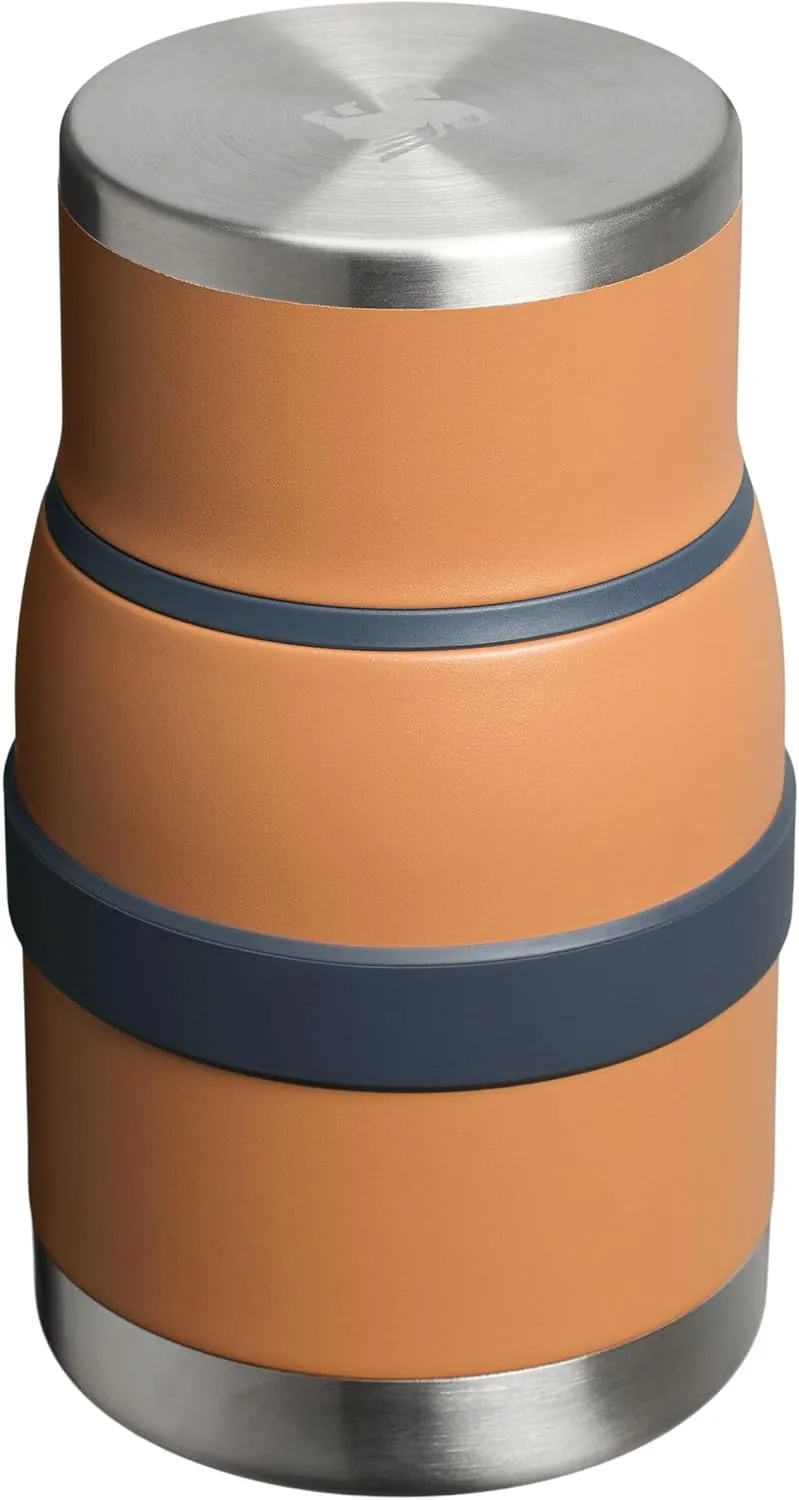Adventure To-Go Food Jar and Spork | Vacuum Insulated Thermos Food Container | Stainless Steel | BPA-Free