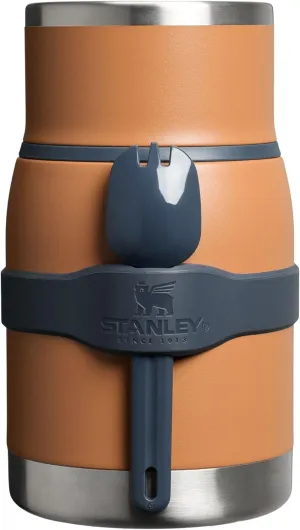 Adventure To-Go Food Jar and Spork | Vacuum Insulated Thermos Food Container | Stainless Steel | BPA-Free