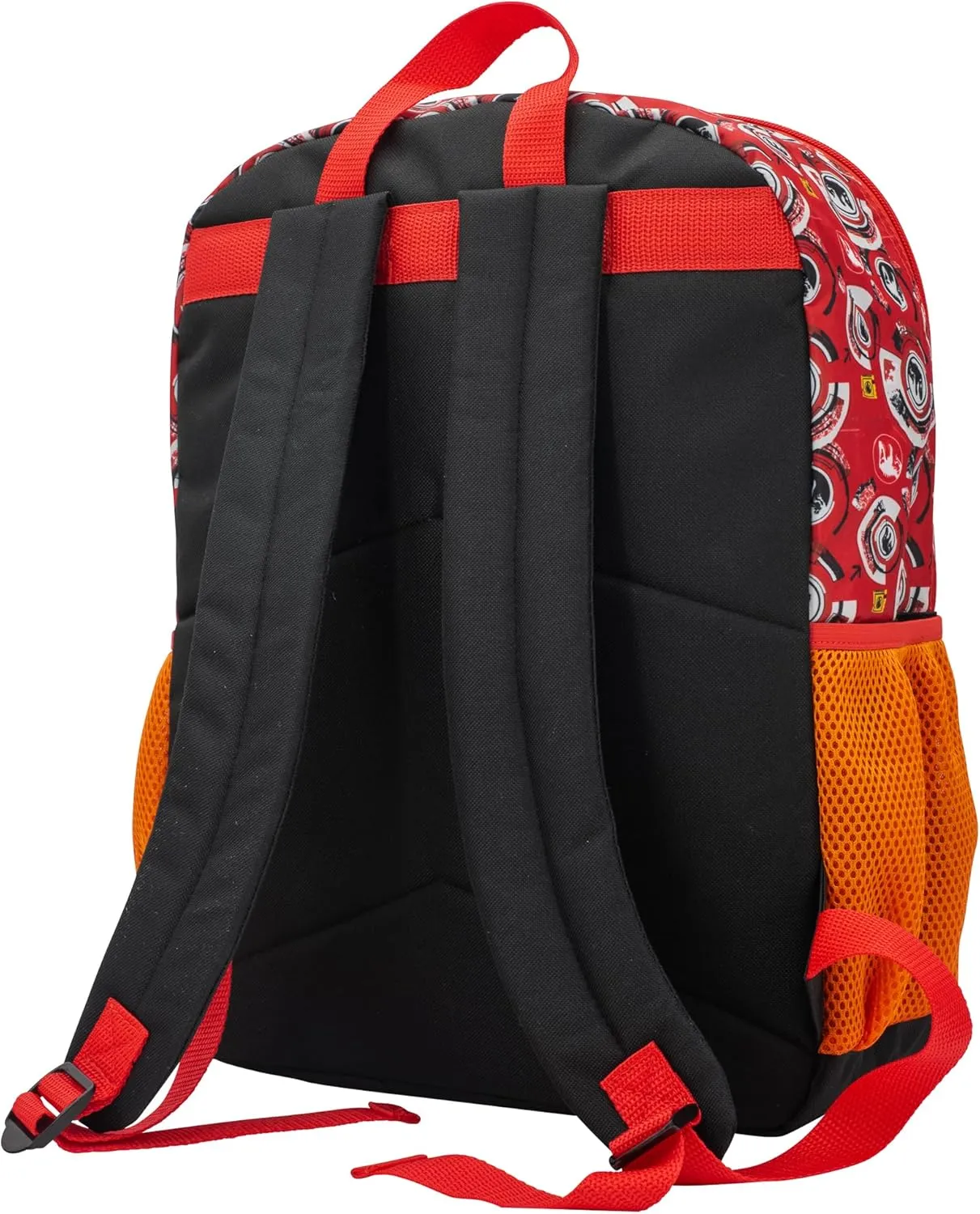 AI ACCESSORY INNOVATIONS Jurassic World 5 PC Backpack Set, Boys Dinosaur School Bag 16” with Front Zip Pocket