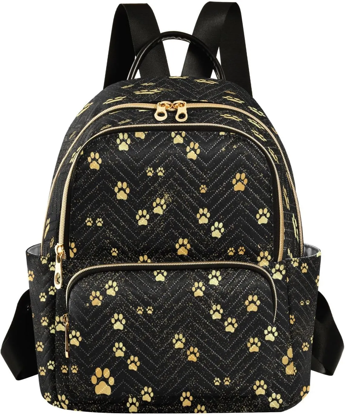 ALAZA Cute Paw Print Animal Women Backpack Purse Ladies Fashion Shoulder Bag Daypack Travel Bag 10L
