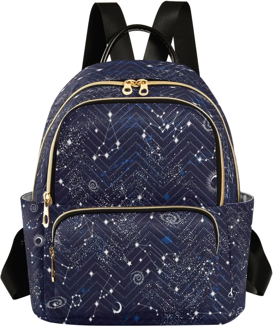 ALAZA Space Galaxy Constellation Star Women Backpack Purse Ladies Fashion Shoulder Bag Daypack Travel Bag 7.5L