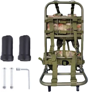 Alice Pack Frame, 132LBS External Frame Backpack Hiking Backpack Frame Hunting Pack Frame Hunting Backpack Frame, Backpack Accessories for Travel Mountaineering (Camouflage)
