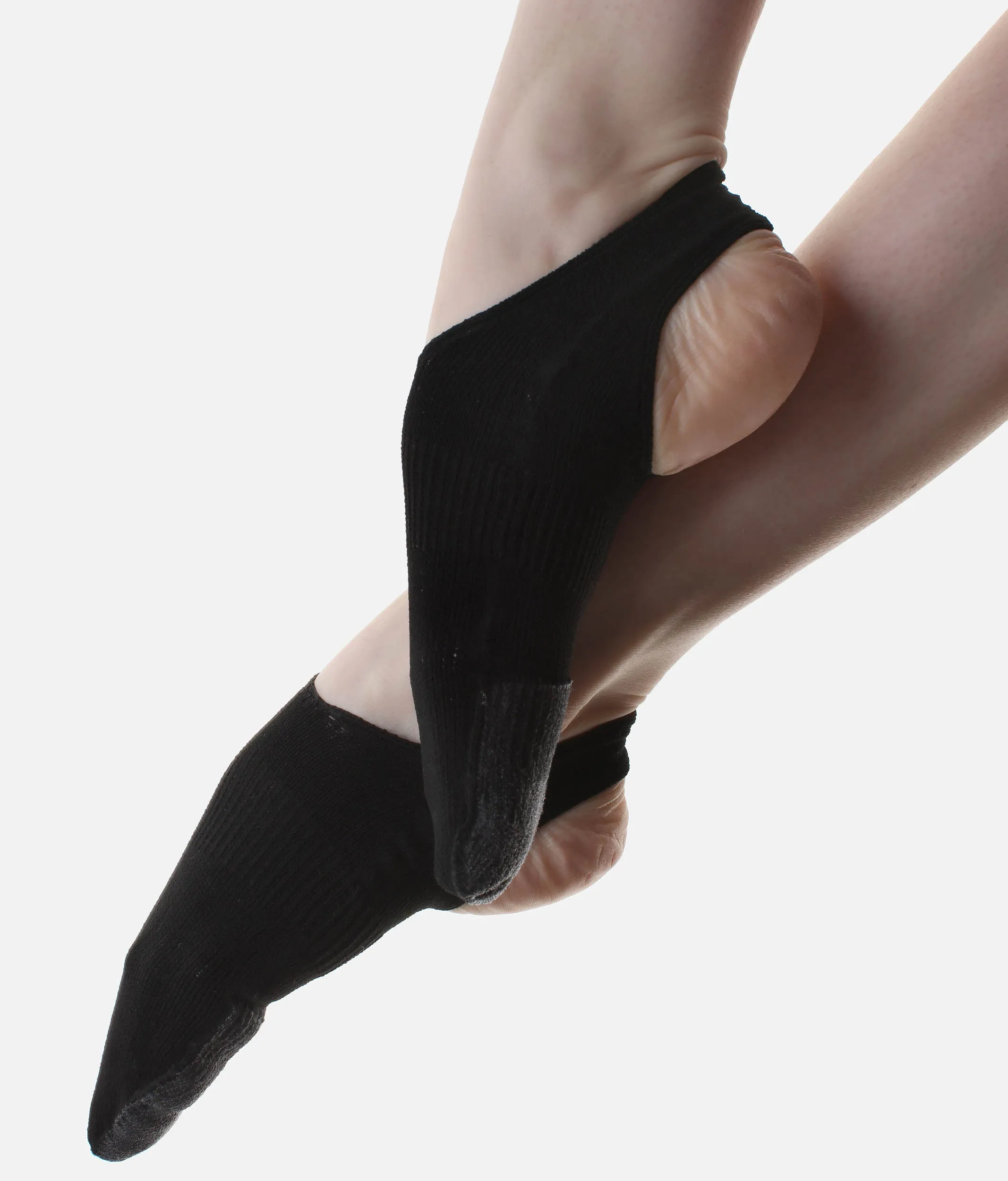 ALPHA Shock with Traction, Dance Socks - Snug Fit, Targeted Compression, and Injury Prevention