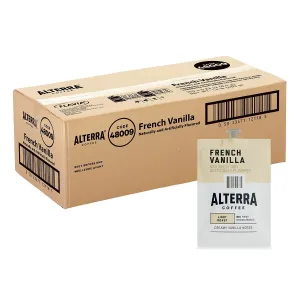 Alterra, MDKA183, French Vanilla Flavored Coffee, 100 / Carton