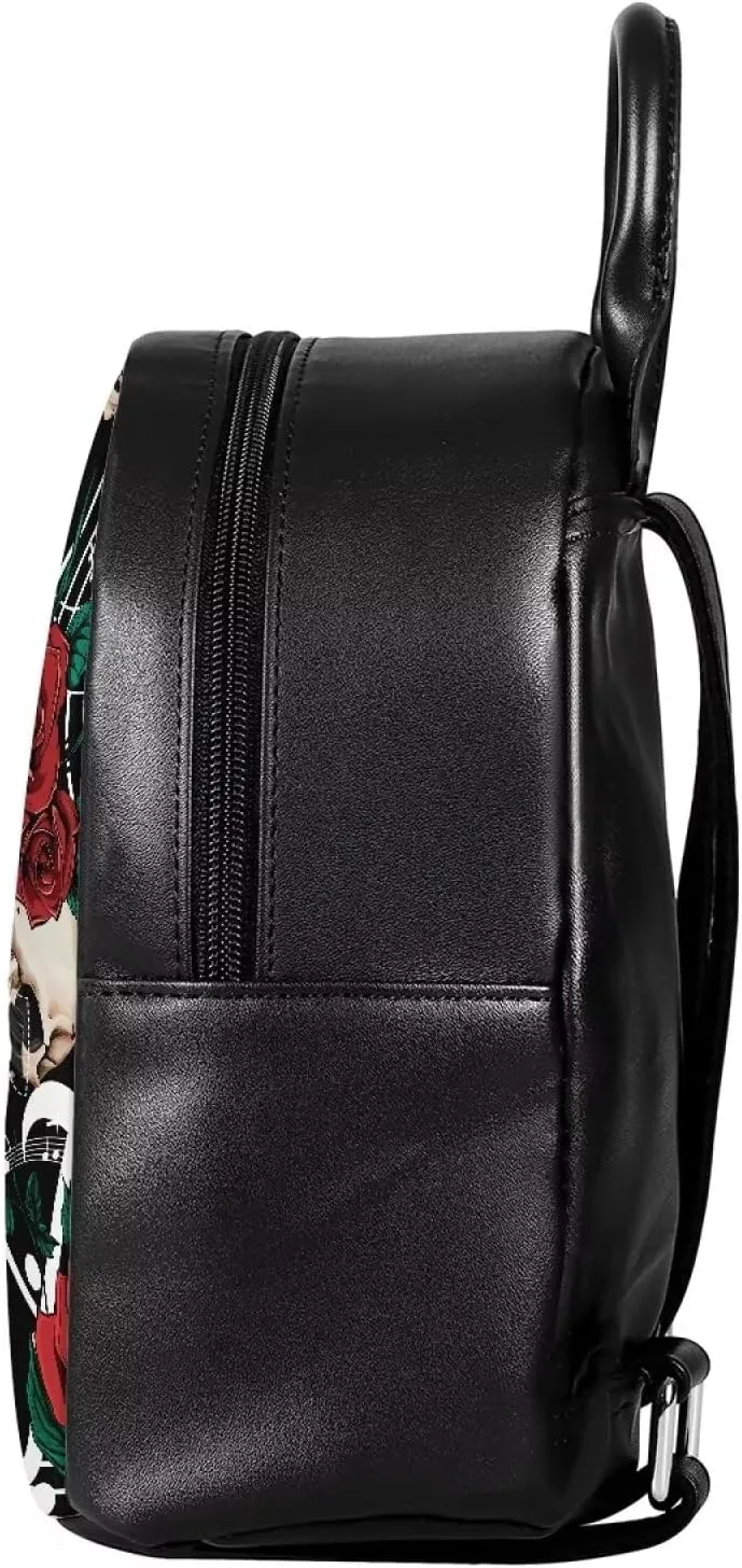 Amzbeauty PU Leather Cute Women's Mini Backpack Purse Elegant Ladies Womens Small Shoulder Bag