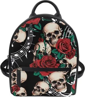 Amzbeauty PU Leather Cute Women's Mini Backpack Purse Elegant Ladies Womens Small Shoulder Bag