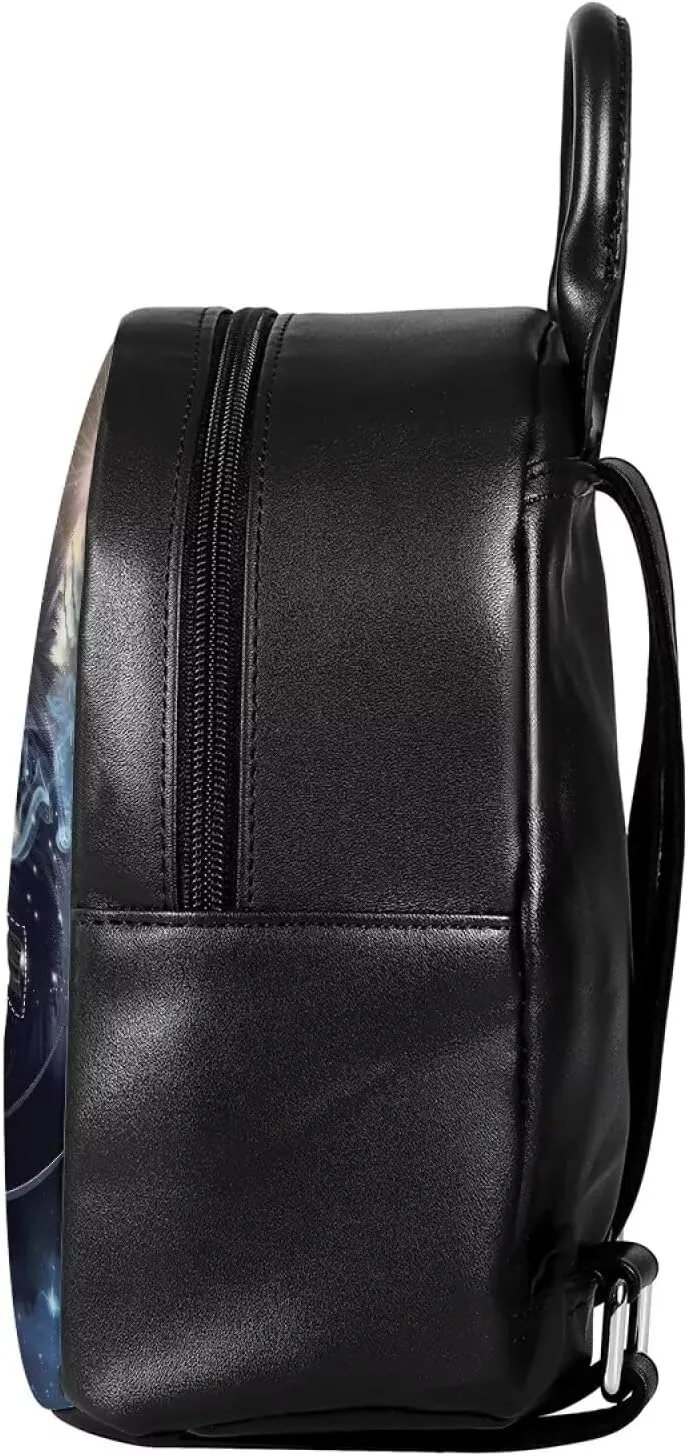 Amzbeauty PU Leather Cute Women's Mini Backpack Purse Elegant Ladies Womens Small Shoulder Bag