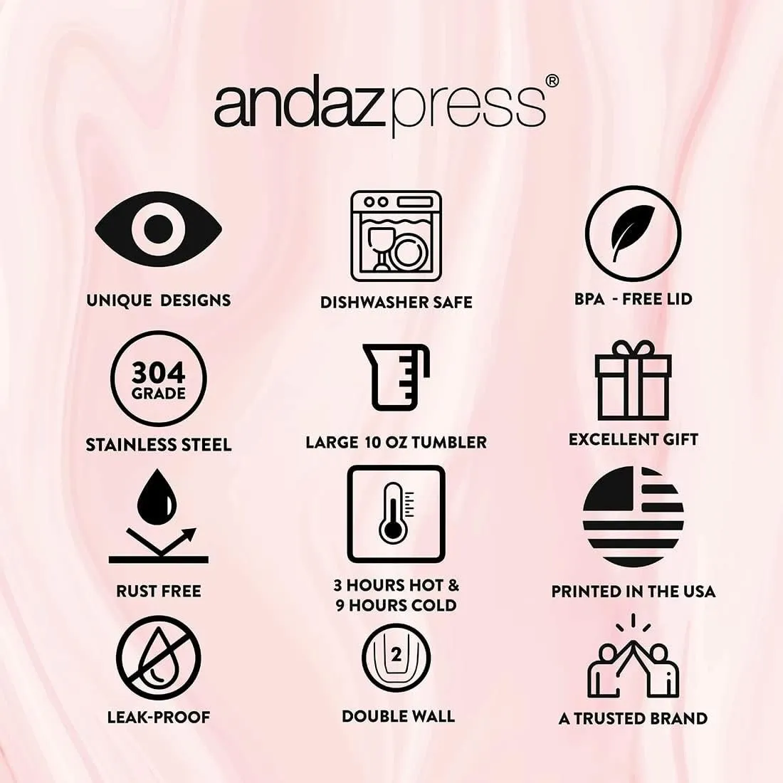 Andaz Press Personalized Kids Tumbler Ballet Shoes Kids Stainless Steel Water Bottle With Leakproof Flip Lid- 10oz Bpa-Free Ballet Water Bottle For Girls Daughter Students, Birthday Party Favors Gifts
