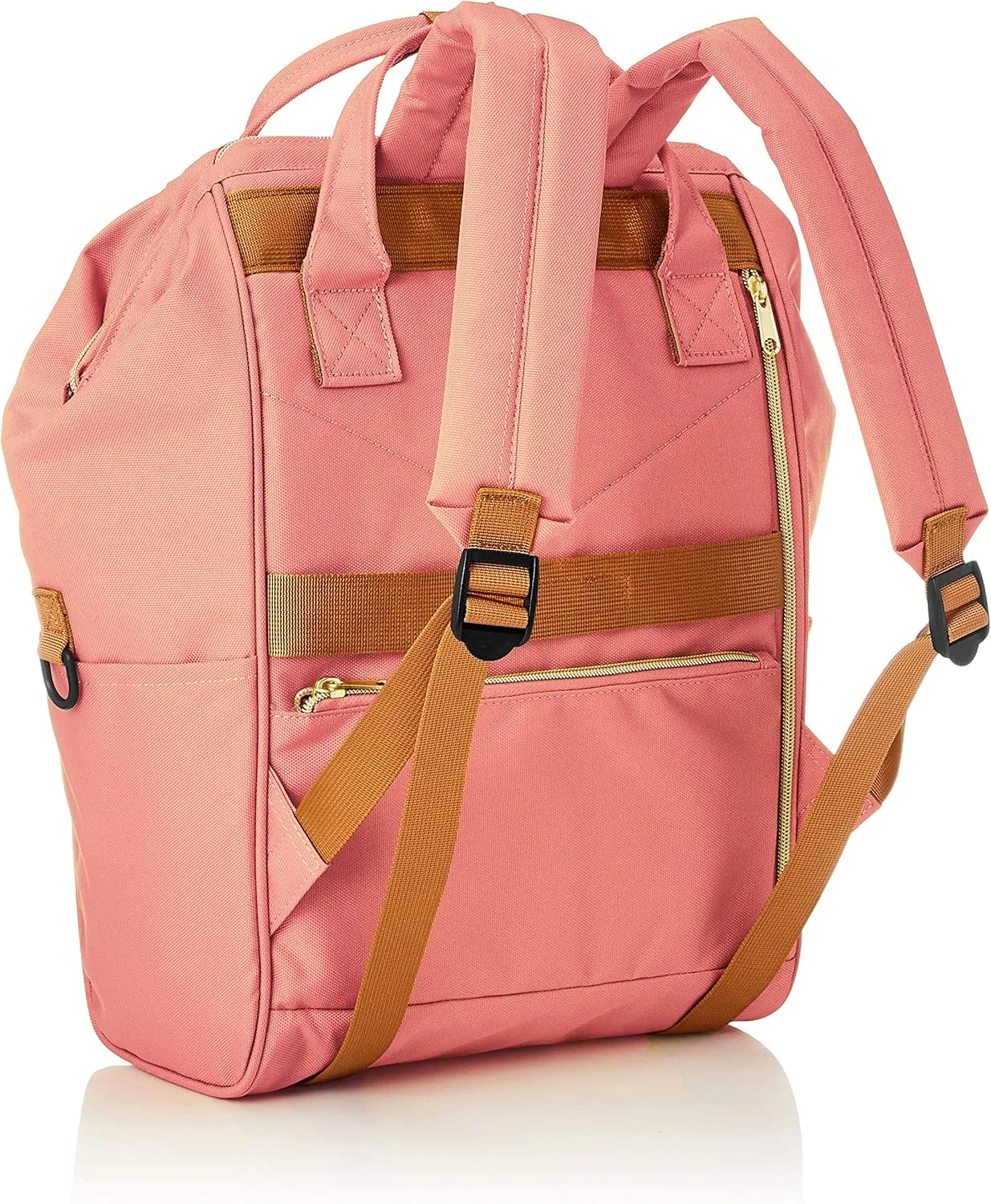 Anero ATB0193R Cross Bottle REPREVE Backpack, (R) Water Repellent, Large Capacity, PC Storage, Pink