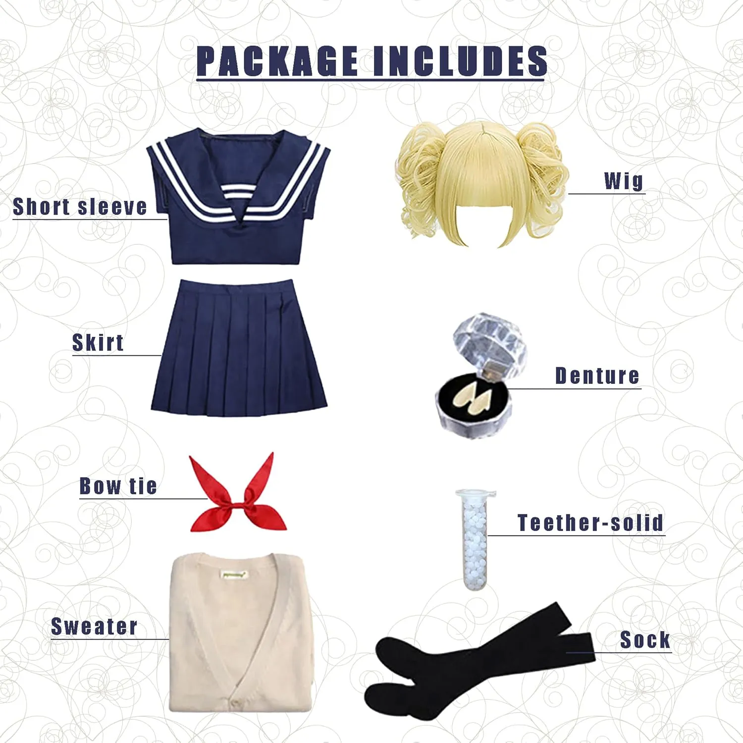 Anime Play Costume Sailor Cosplay Outfit Jk School Uniform Halloween Dress for Girl Women