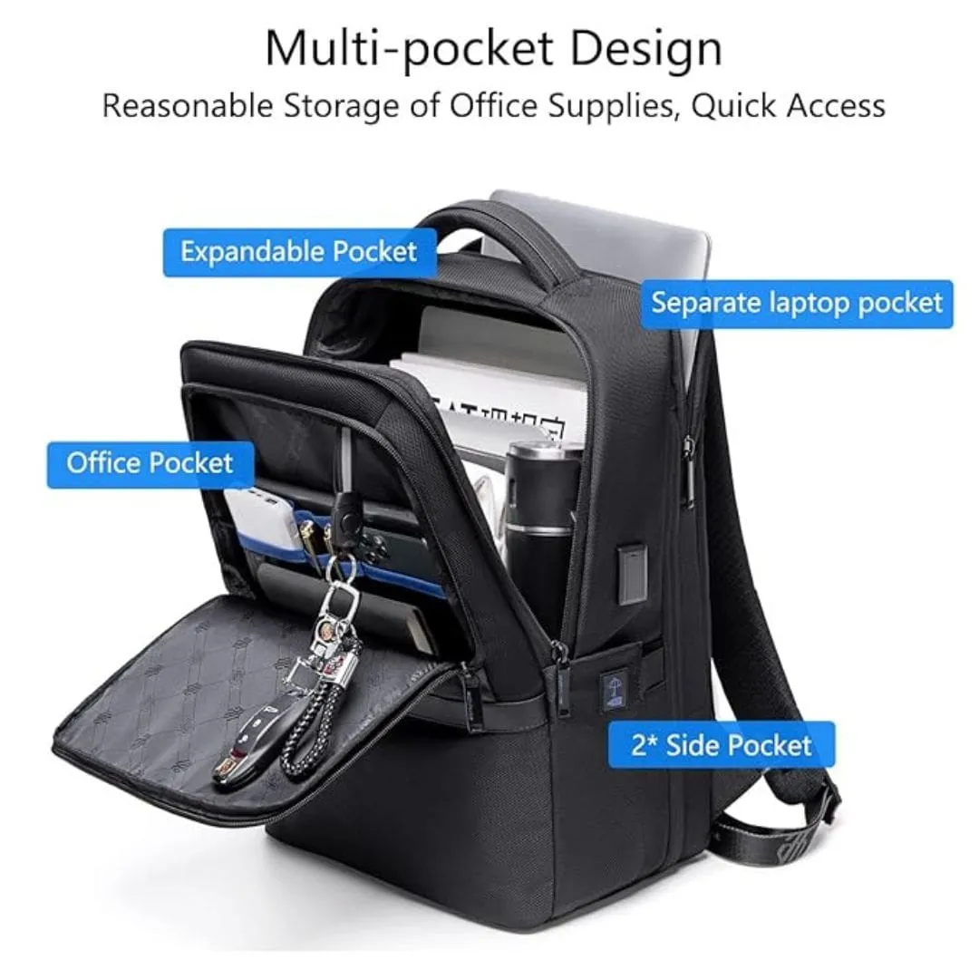 Arctic Hunter Business Backpack for Men Heavy Duty 27L for Office Travel