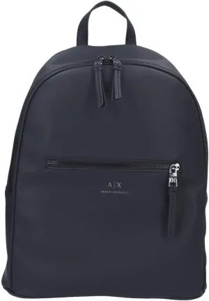 Armani Exchange Backpack 952387 Men's Backpack Bookbag Blue, blue, Taglia unica