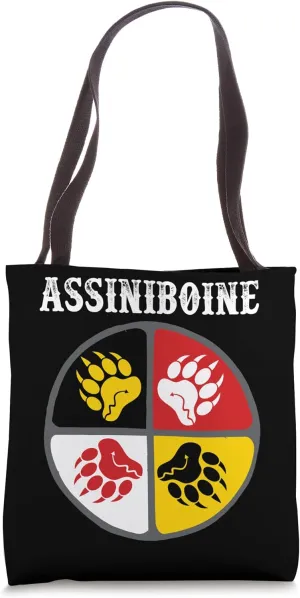 Assiniboine Tribe Native American Medicine Wheel Tote Bag