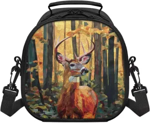 Australian Red Deer Lunchboxes for Boys Food Tote Warmer or Cooler Bag Small Lunch Bags with Adjustable Shoulder Strap Insulated Reusable Travel/Beach/School Lunch Box