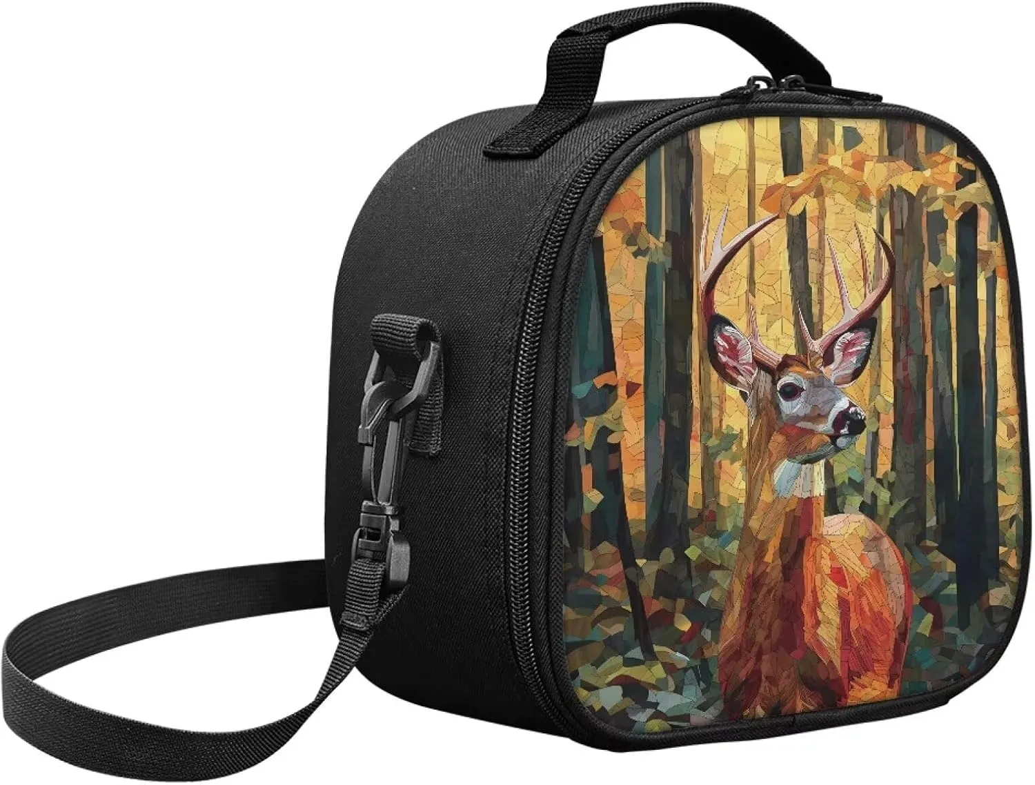 Australian Red Deer Lunchboxes for Boys Food Tote Warmer or Cooler Bag Small Lunch Bags with Adjustable Shoulder Strap Insulated Reusable Travel/Beach/School Lunch Box
