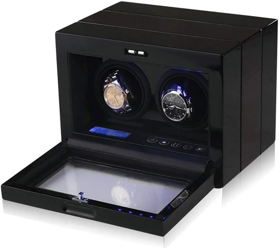 Automatic Watch Winder Mechanical Watch Household Automatic Winding Watch Box Turn Table Sway Table Swinger Watch Winder Display Watch Box