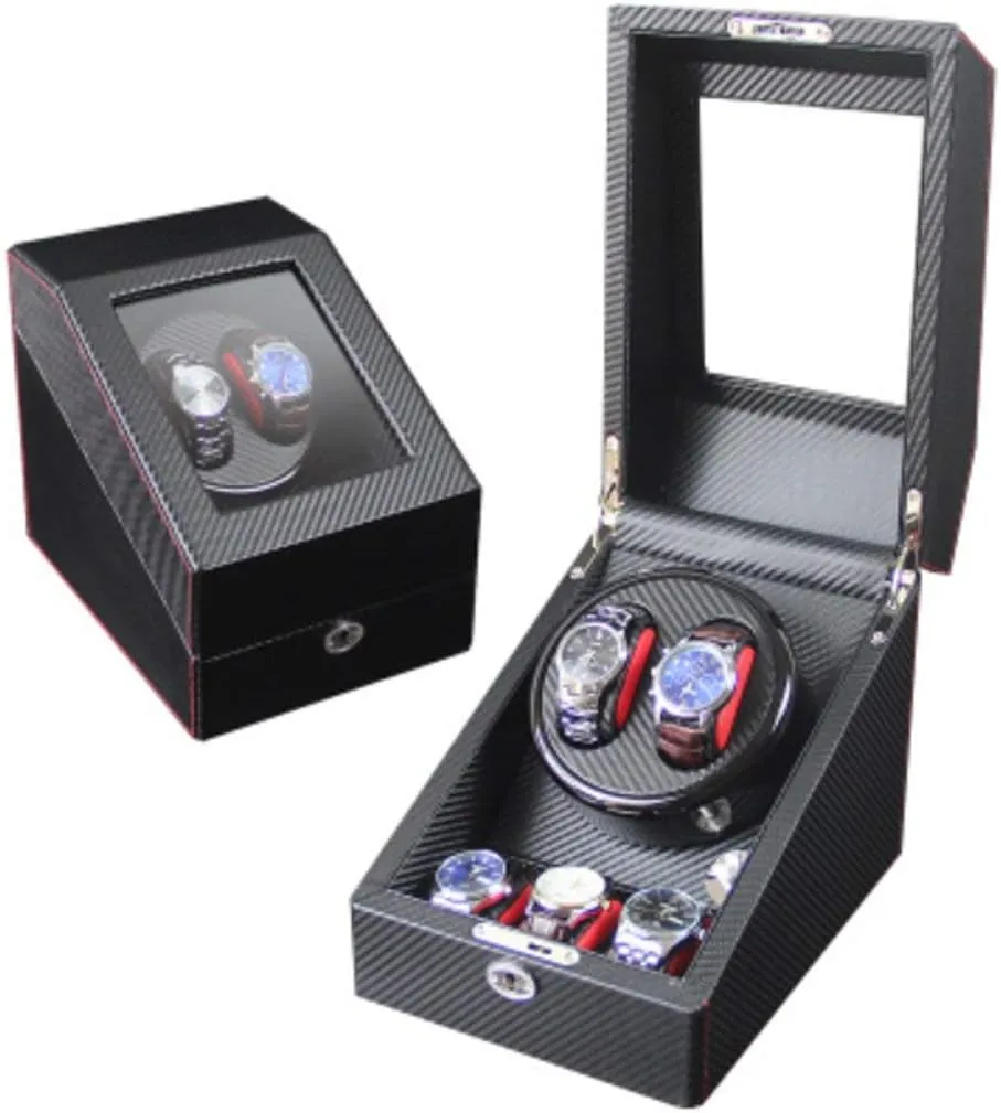 Automatic Watch Winder Watch Winder Mechanic Fully Automatic Mechanical Watch Winding Box Awaking Table Rotating Table Rotating Table Box Watch Winder Display Watch Box (2 3f)