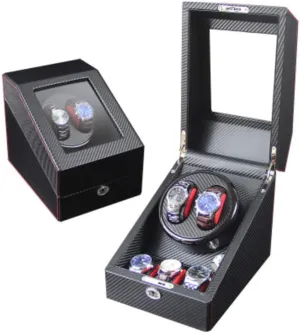 Automatic Watch Winder Watch Winder Mechanic Fully Automatic Mechanical Watch Winding Box Awaking Table Rotating Table Rotating Table Box Watch Winder Display Watch Box (2 3f)