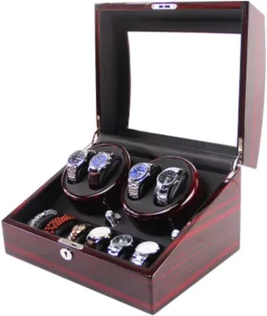 Automatic Watch Winder Watch Winder Mechanic Fully Automatic Mechanical Watch Winding Box Awaking Table Rotating Table Rotating Table Box Watch Winder Display Watch Box (4 6b)