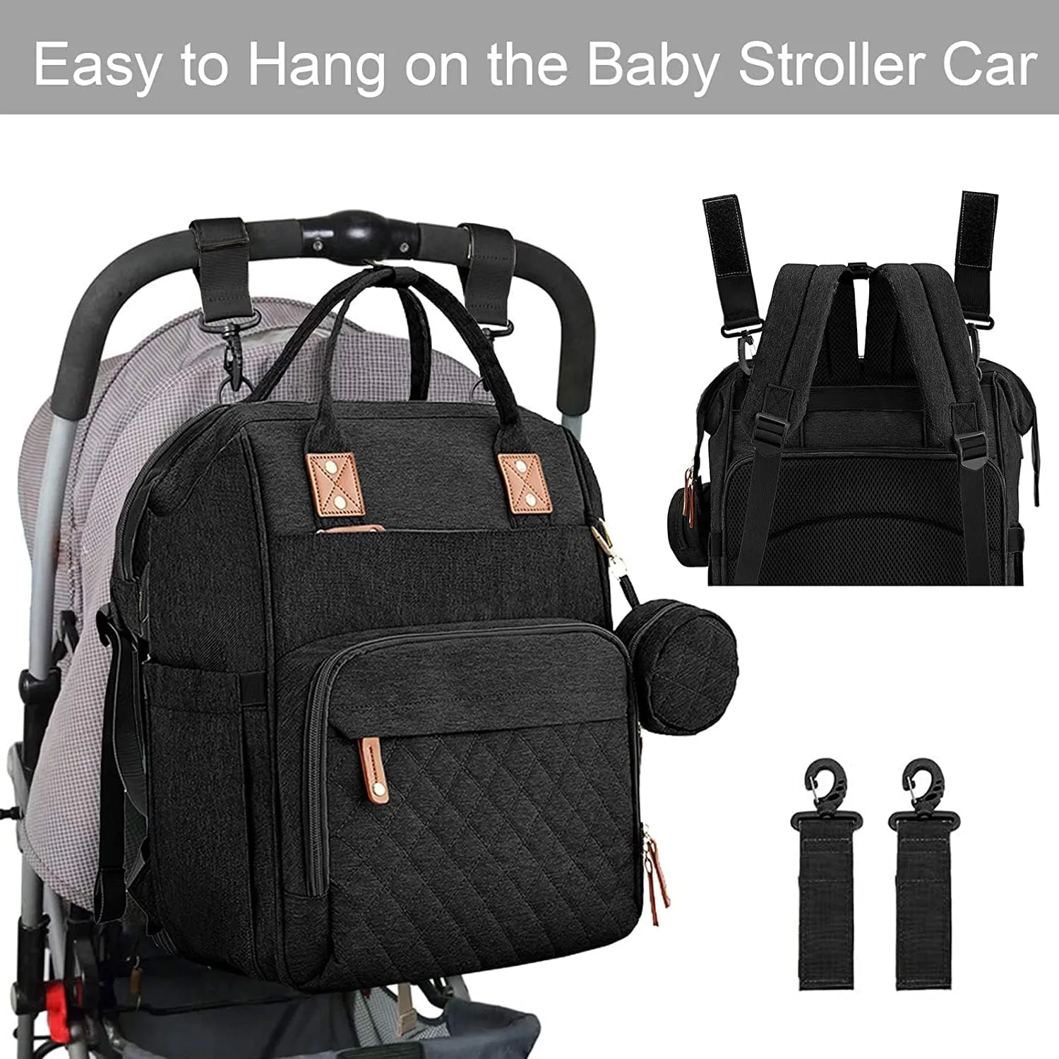 Axcone Baby Diaper Bag Backpack with Changing Pads mommy Bags Boys Girl Unisex Multifunction Travel Baby