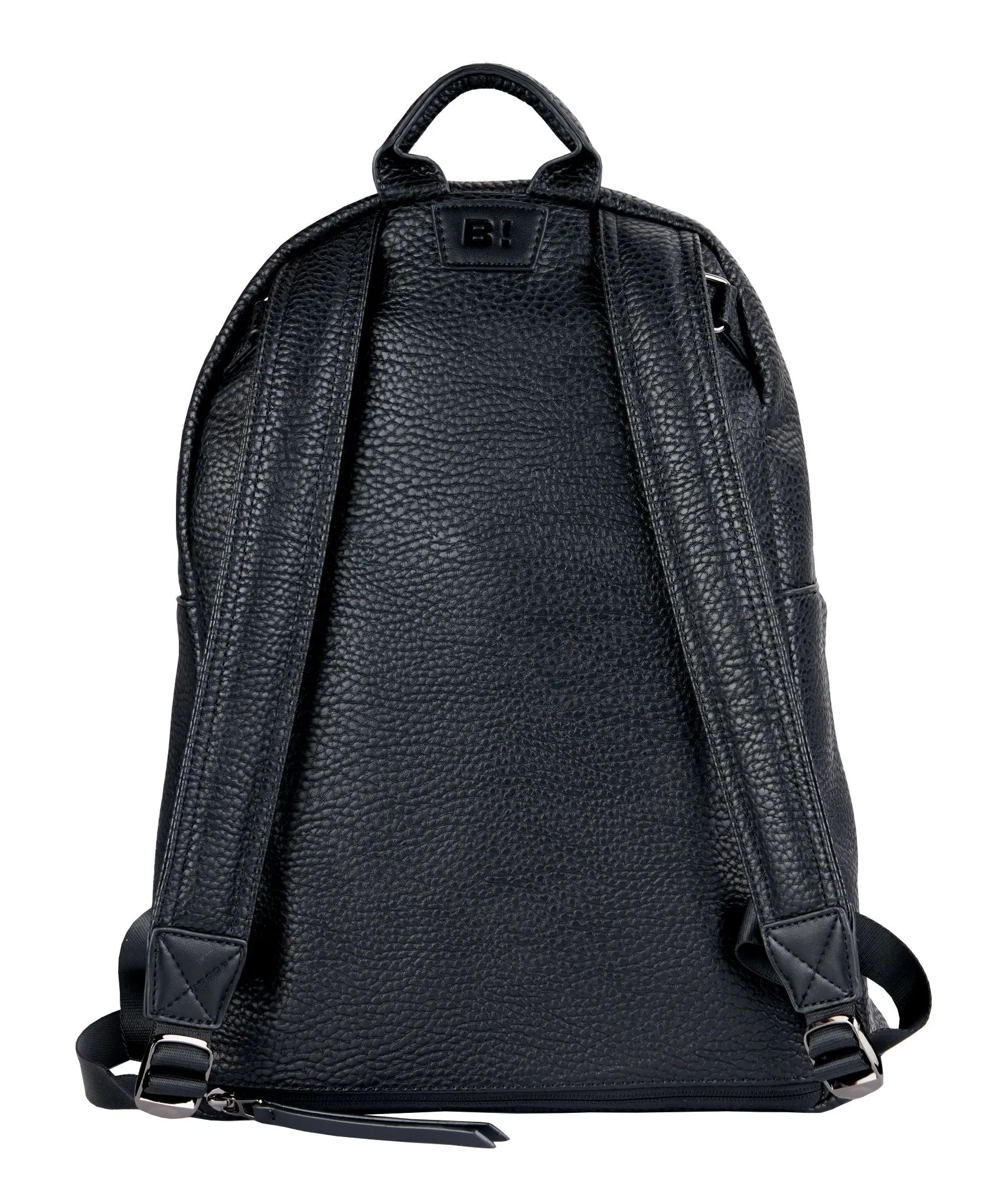 Bababing Luca Vegan Leather Changing Backpack - Black