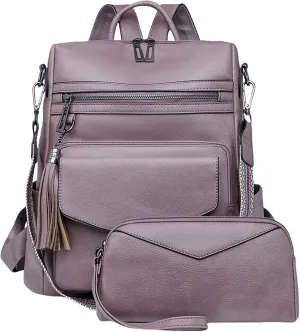 Back Packs，Retro Backpack Purse Students School Bag Shoulder Bag PU Leather Backpack Large Capacity Daypacks Girls Travel Backpack