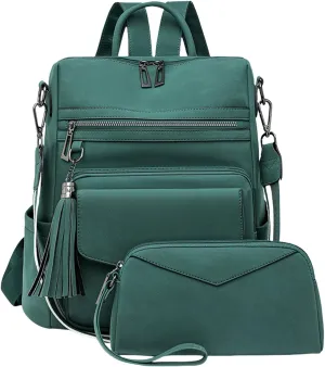 Back Packs，Retro Backpack Purse Students School Bag Shoulder Bag PU Leather Backpack Large Capacity Daypacks Girls Travel Backpack