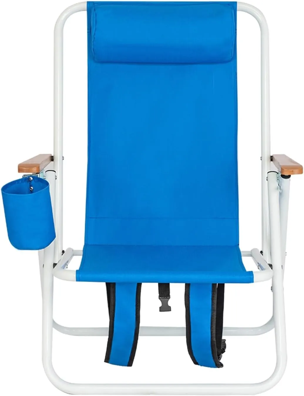 Backpack Beach Chair, Portable Camping Chair, Patio Lightweight Folding Chair, Outdoor Folding Lawn Camping Chairs for Adults, Portable Beach Chair for Garden, Patio, Park, Poolside,Travel, Blue