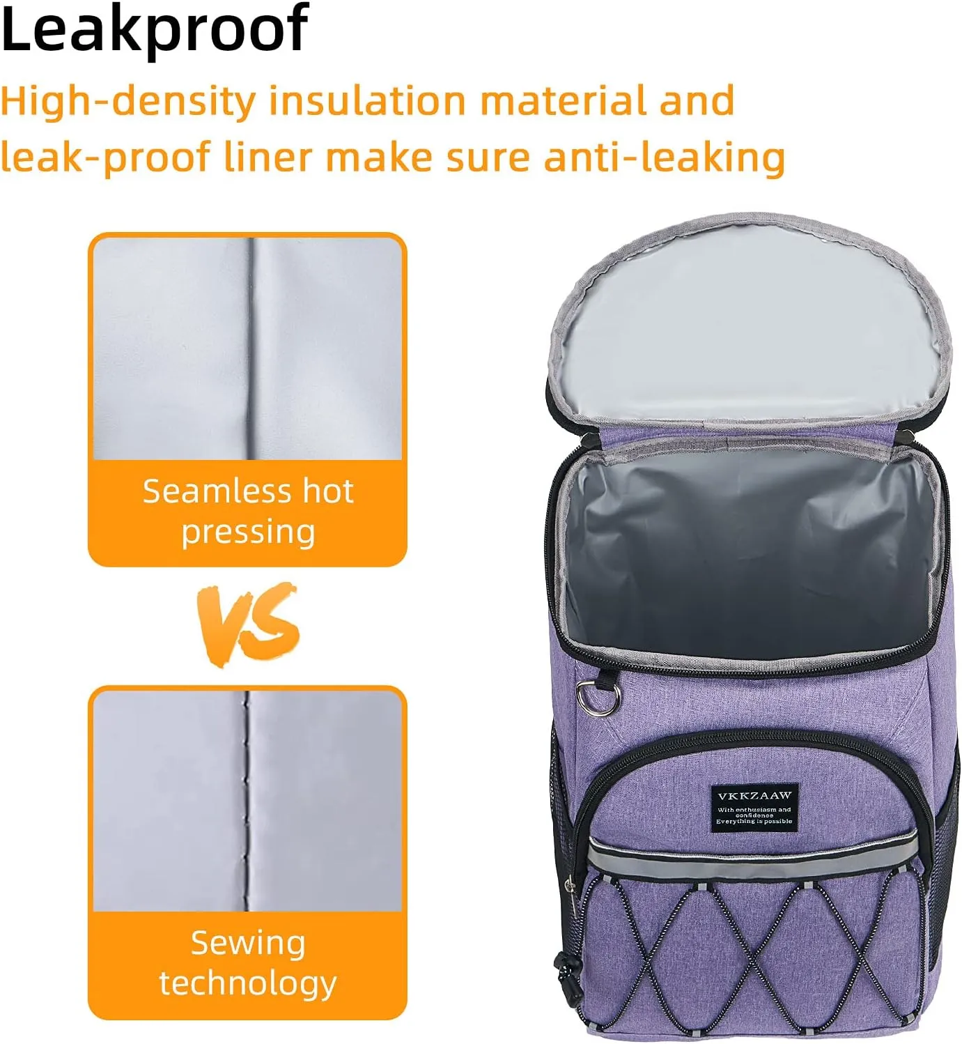 Backpack Cooler Backpack 26 Cans Insulated Leak Proof for Women Men Beach Camping Picnic Fishing Hiking Lunch Backpack Waterproof Cooler